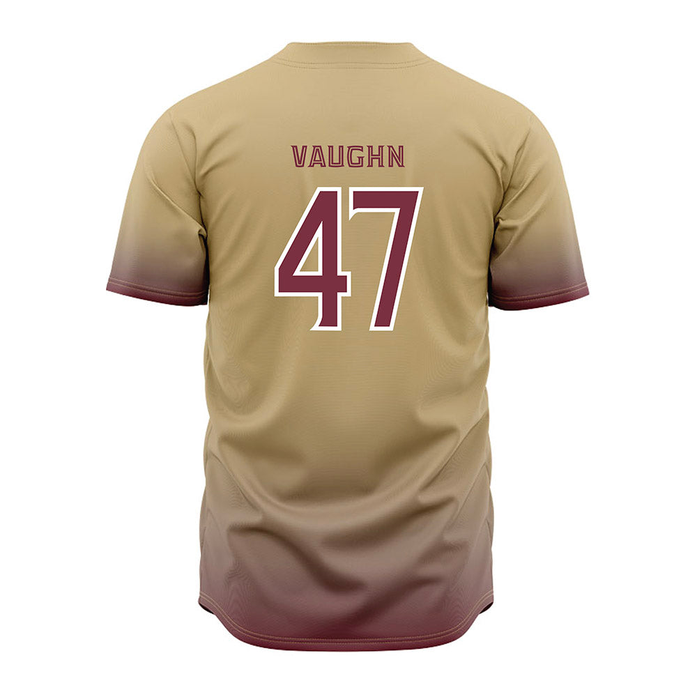 FSU - NCAA Baseball : Rhett Vaughn - Cream Jersey-1