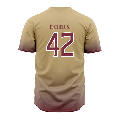 FSU - NCAA Baseball : Jacob Echols - Cream Jersey-1
