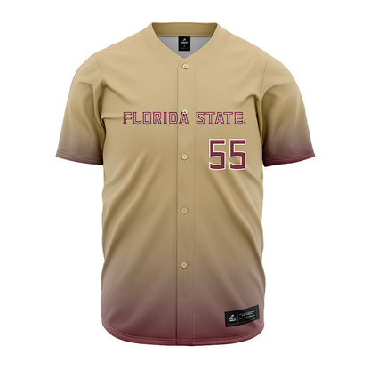 FSU - NCAA Baseball : Payton Manca - Cream Jersey-0