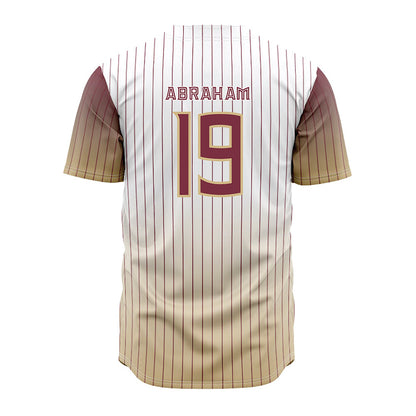 FSU - NCAA Baseball : John Abraham - Pinstripe Jersey-1