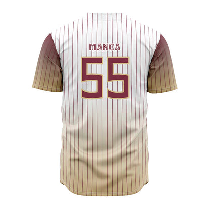 FSU - NCAA Baseball : Payton Manca - Pinstripe Jersey-1