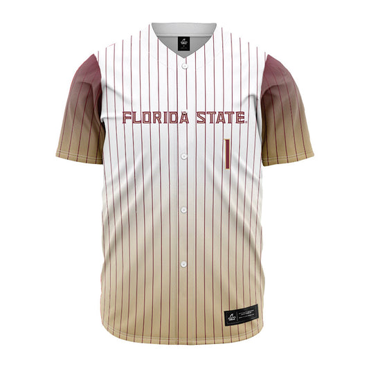 FSU - NCAA Baseball : Chase Williams - Pinstripe Jersey-0