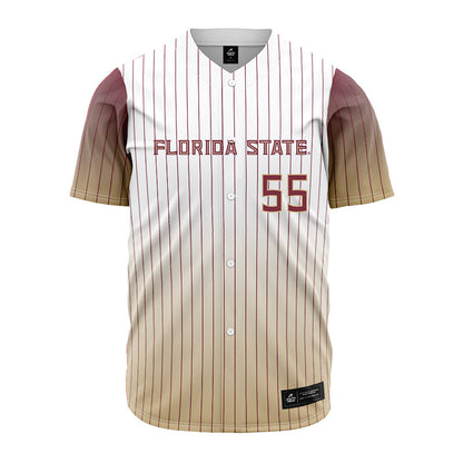 FSU - NCAA Baseball : Payton Manca - Pinstripe Jersey-0