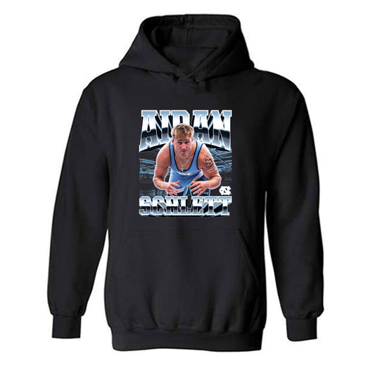 UNC - NCAA Wrestling : Aidan Schlett - Player Collage Hooded Sweatshirt-0