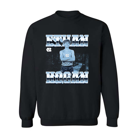 UNC - NCAA Men's Cross Country : Ethan Hogan - Player Collage Crewneck Sweatshirt-0