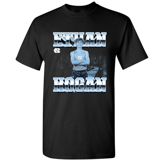 UNC - NCAA Men's Cross Country : Ethan Hogan - Player Collage T-Shirt-0