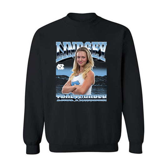 UNC - NCAA Women's Rowing : Lindsey Troftgruben - Player Collage Crewneck Sweatshirt-0