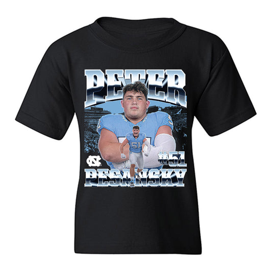 UNC - NCAA Football : Peter Pesansky - Player Collage Youth T-Shirt-0