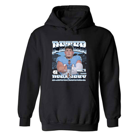 UNC - NCAA Football : Peter Pesansky - Player Collage Hooded Sweatshirt-0