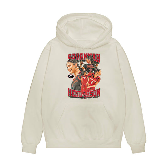 Georgia - NCAA Women's Basketball : Savannah Henderson - Premium Hooded Sweatshirt-0