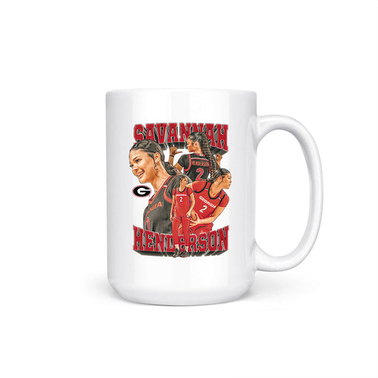 Georgia - NCAA Women's Basketball : Savannah Henderson - Coffee Mug-0