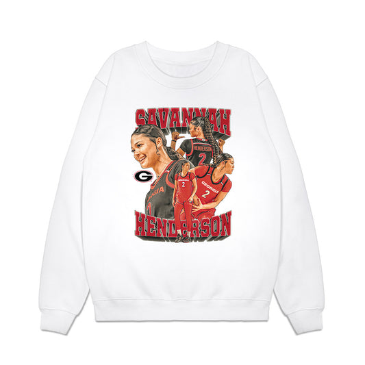 Georgia - NCAA Women's Basketball : Savannah Henderson - Premium Crewneck Sweatshirt-0