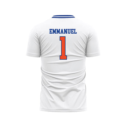 Florida - NCAA Women's Soccer : Jayden Emmanuel - Retro White Soccer Jersey-1