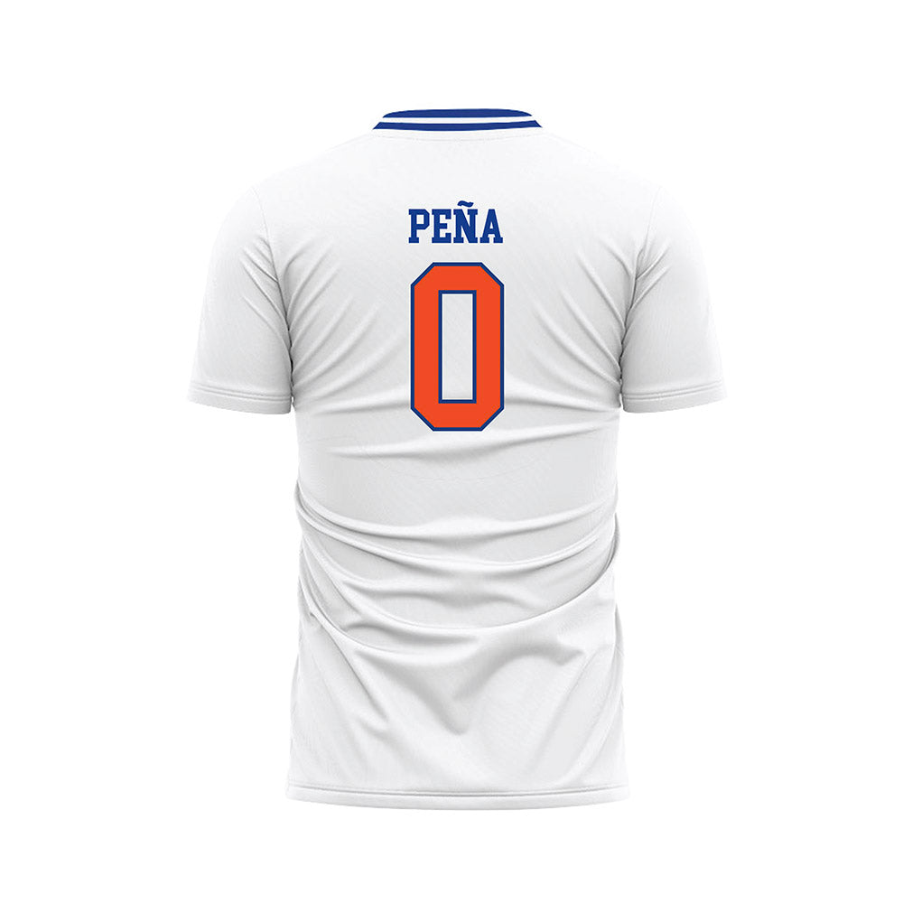 Florida - NCAA Women's Soccer : Paloma Peña - Retro White Soccer Jersey-1