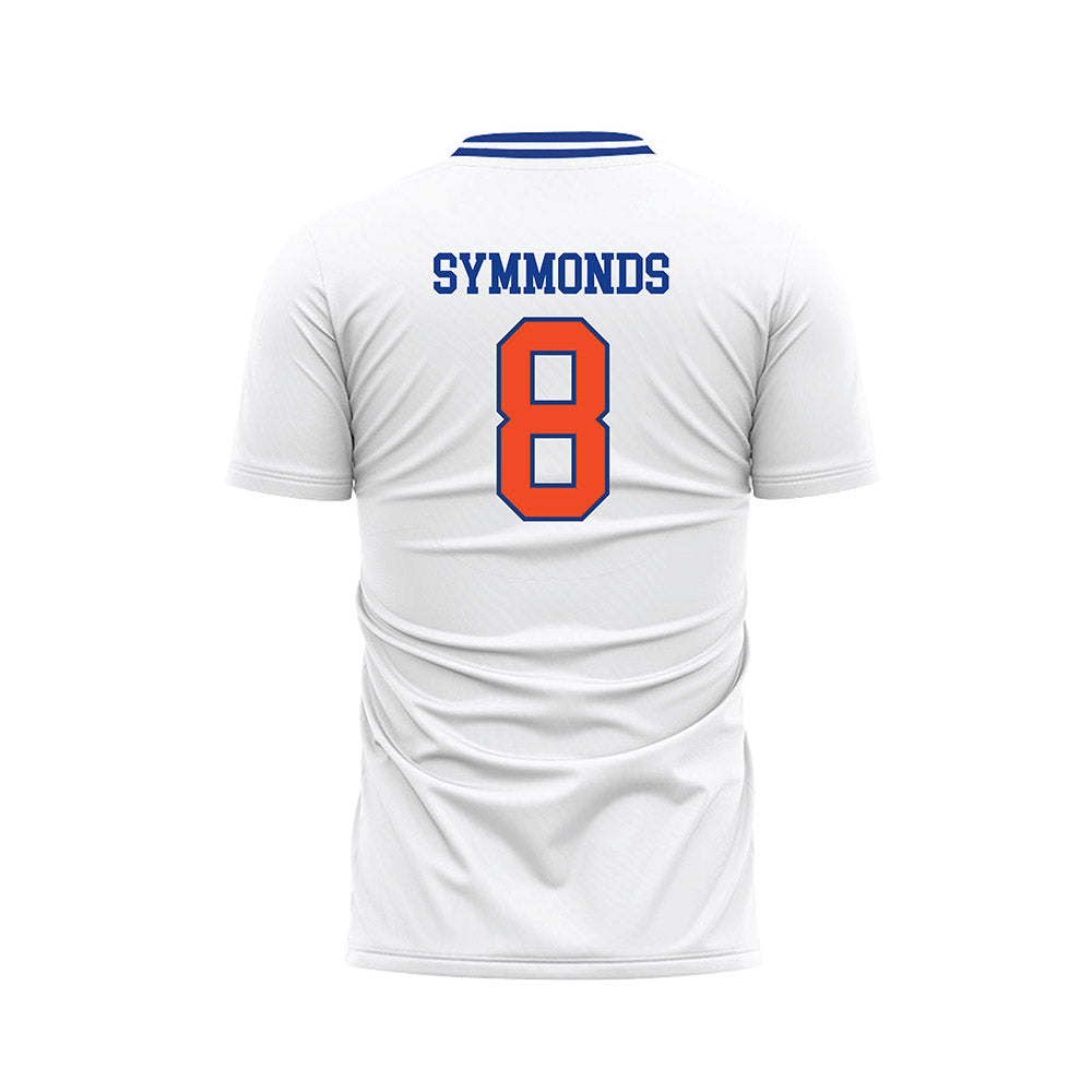 Florida - NCAA Women's Soccer : Adia Symmonds - Retro White Soccer Jersey-1