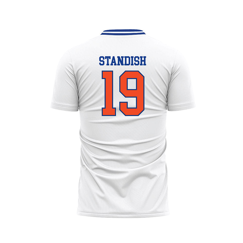 Florida - NCAA Women's Soccer : Kaela Standish - Retro White Soccer Jersey-1