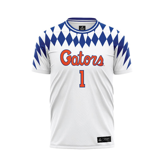 Florida - NCAA Women's Soccer : Jayden Emmanuel - Retro White Soccer Jersey-0