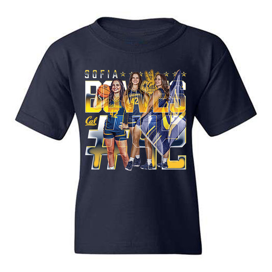 UC Berkeley - NCAA Women's Basketball : Sofia Bowes - Youth T-Shirt-0