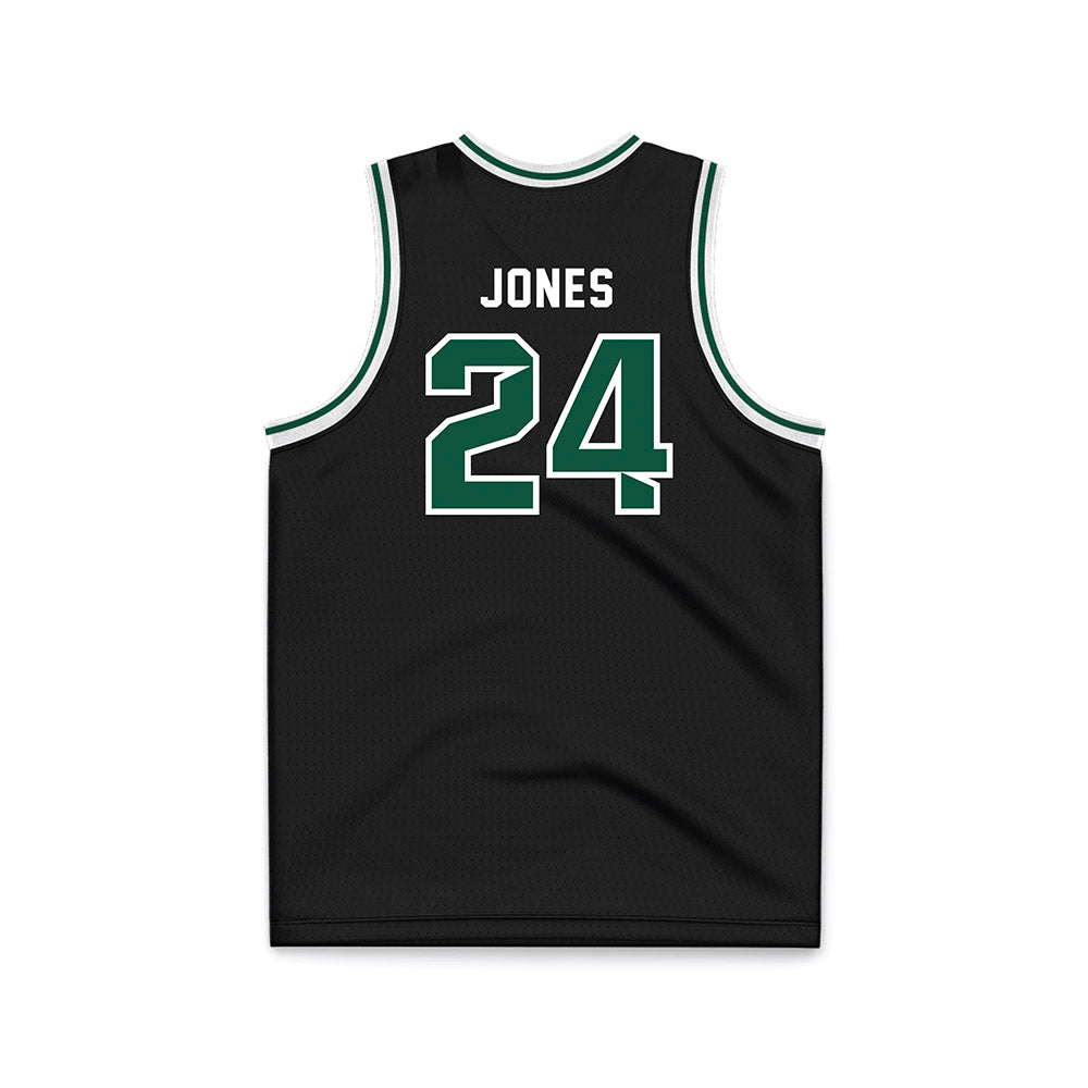 Cleveland State - NCAA Men's Basketball : Kamari Jones - Black Basketball Jersey-1