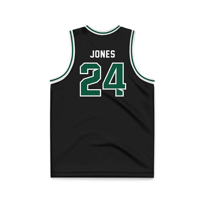 Cleveland State - NCAA Men's Basketball : Kamari Jones - Black Basketball Jersey-1
