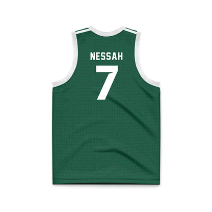 Cleveland State - NCAA Men's Basketball : Dayan Nessah - Green Basketball Jersey-1