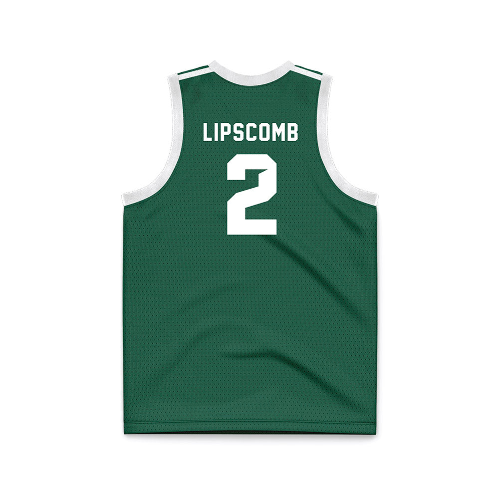 Cleveland State - NCAA Men's Basketball : Jaidon Lipscomb - Green Basketball Jersey-1