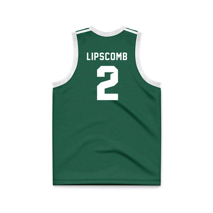 Cleveland State - NCAA Men's Basketball : Jaidon Lipscomb - Green Basketball Jersey-1