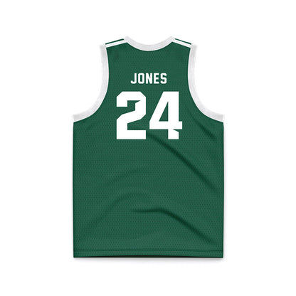 Cleveland State - NCAA Men's Basketball : kamari jones - Green Basketball Jersey-1