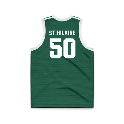 Cleveland State - NCAA Men's Basketball : Kevo St.Hilaire - Green Basketball Jersey-1