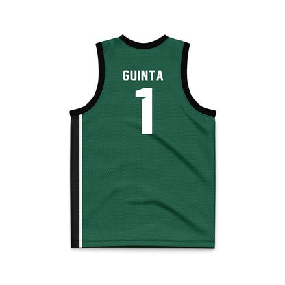 Cleveland State - NCAA Women's Basketball : Colby Guinta - Green Basketball Jersey-1