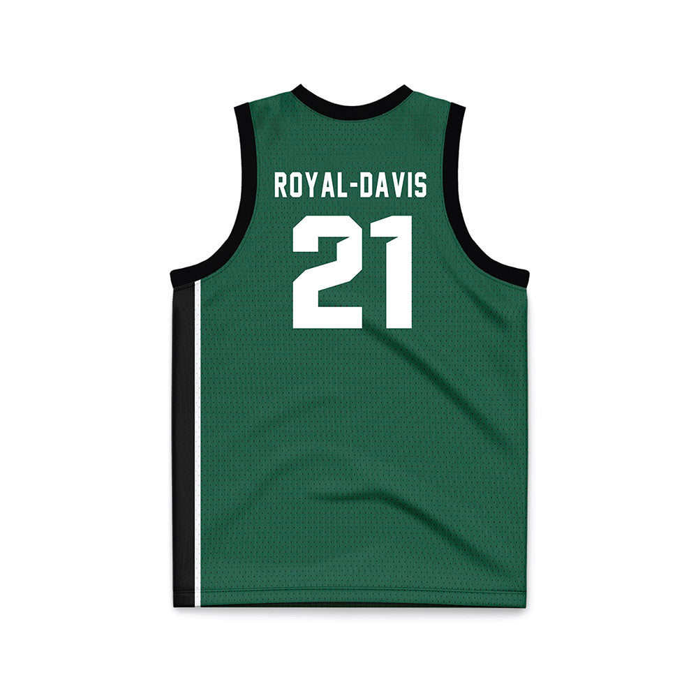 Cleveland State - NCAA Women's Basketball : Madison Royal-Davis - Green Basketball Jersey-1