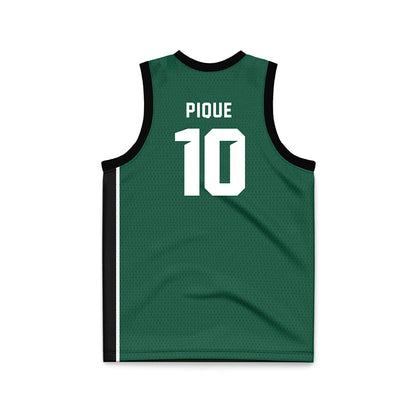 Cleveland State - NCAA Women's Basketball : Paula Pique - Green Basketball Jersey-1