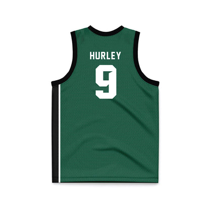Cleveland State - NCAA Women's Basketball : Sarah Hurley - Green Basketball Jersey-1