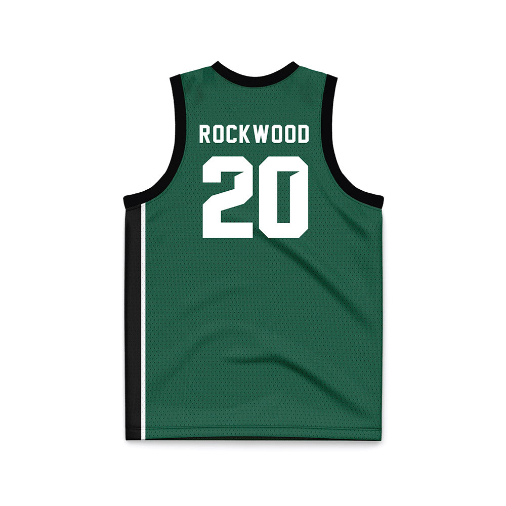 Cleveland State - NCAA Women's Basketball : Laurel Rockwood - Green Basketball Jersey-1