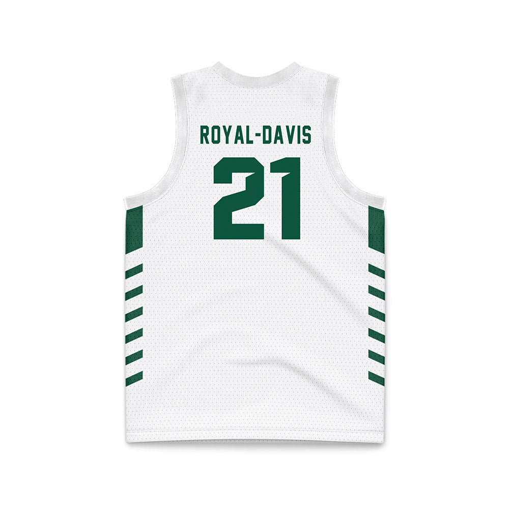 Cleveland State - NCAA Women's Basketball : Madison Royal-Davis - White Retro Basketball Jersey-1