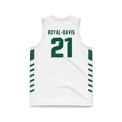 Cleveland State - NCAA Women's Basketball : Madison Royal-Davis - White Retro Basketball Jersey-1