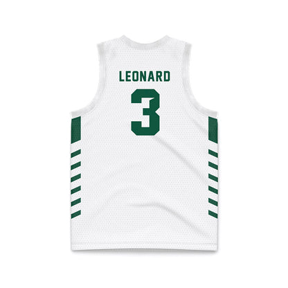 Cleveland State - NCAA Women's Basketball : Jada Leonard - White Retro Basketball Jersey-1