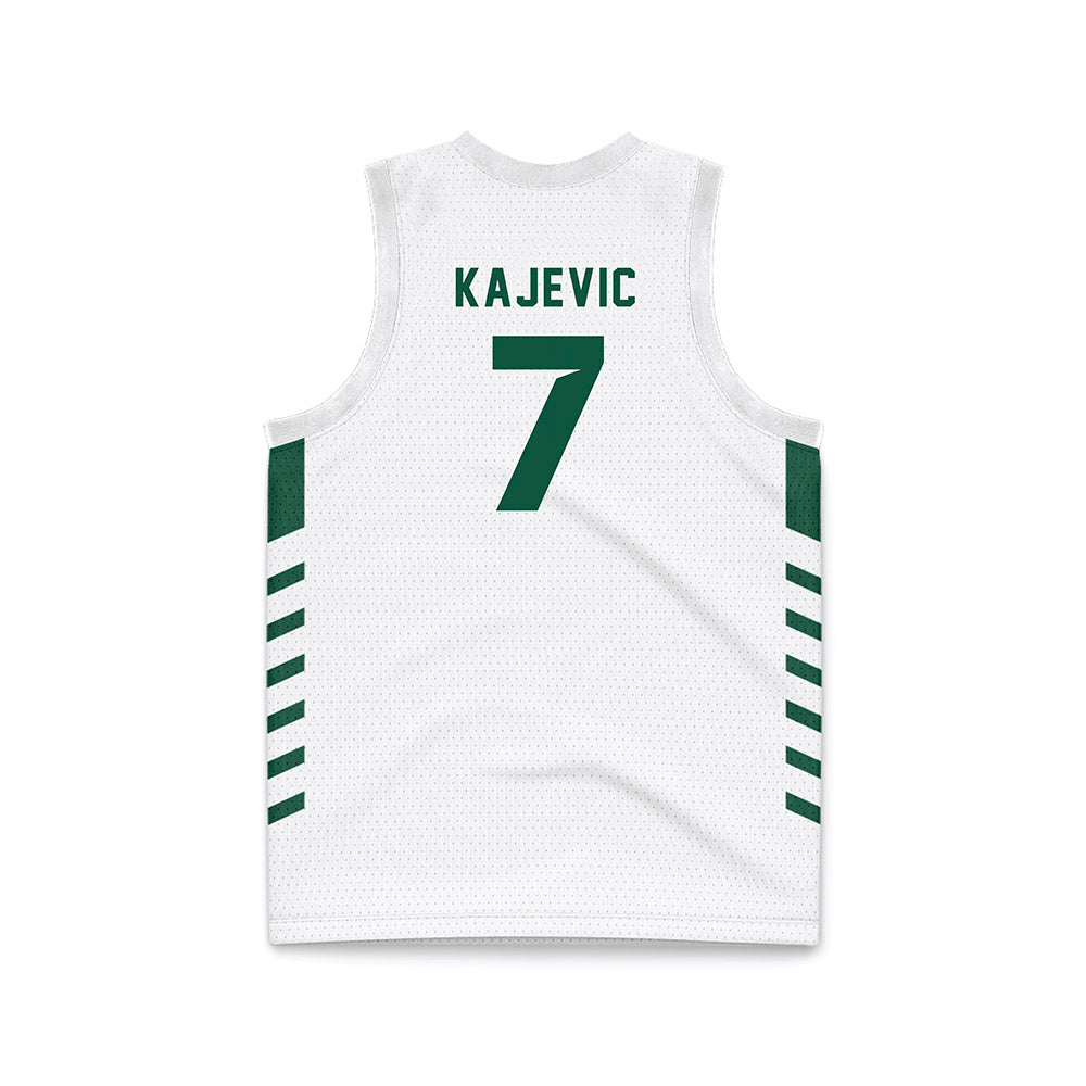 Cleveland State - NCAA Women's Basketball : Hanna Medina Kajevic - White Retro Basketball Jersey-1