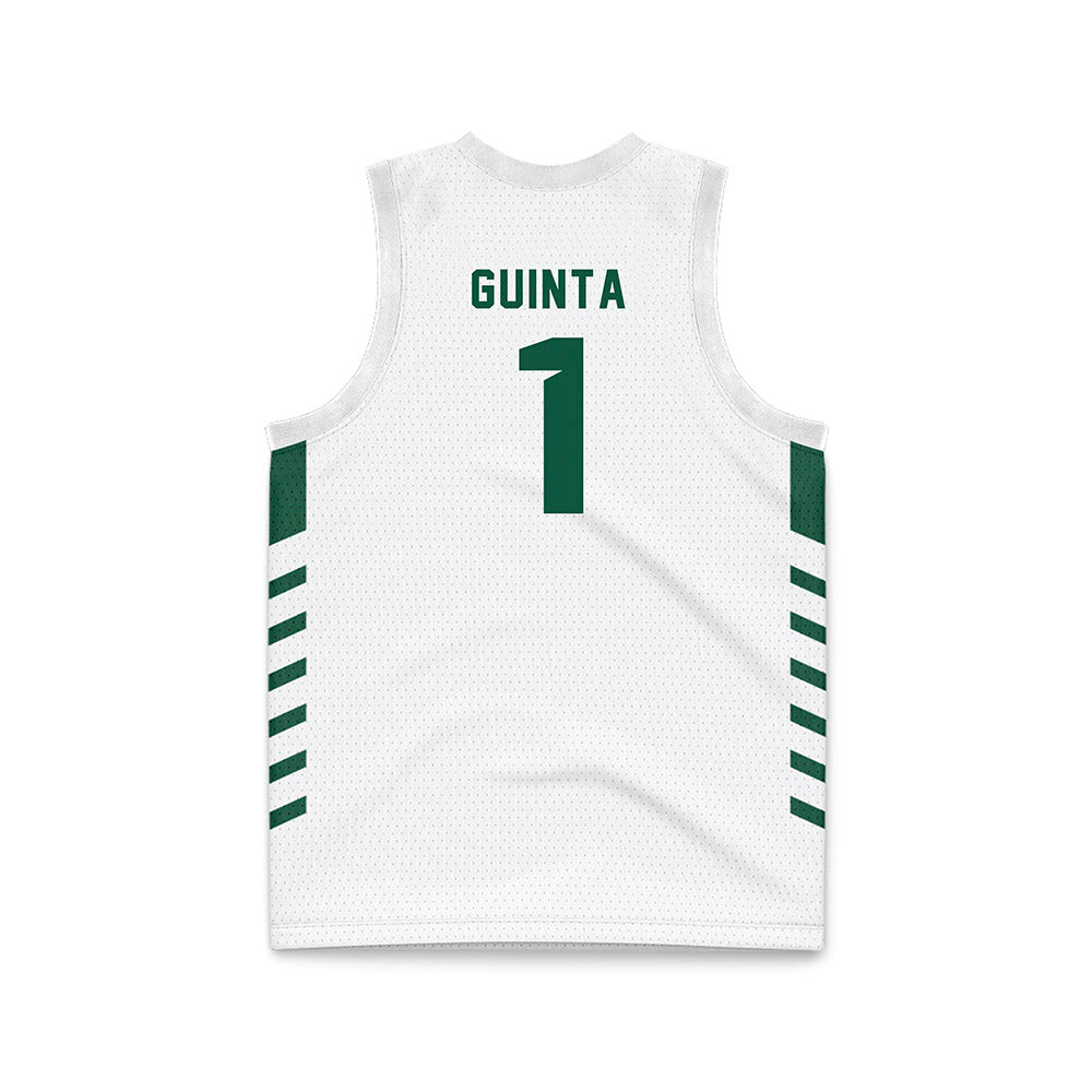 Cleveland State - NCAA Women's Basketball : Colby Guinta - White Retro Basketball Jersey-1