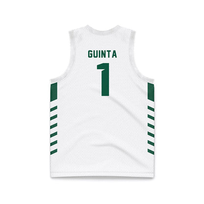 Cleveland State - NCAA Women's Basketball : Colby Guinta - White Retro Basketball Jersey-1