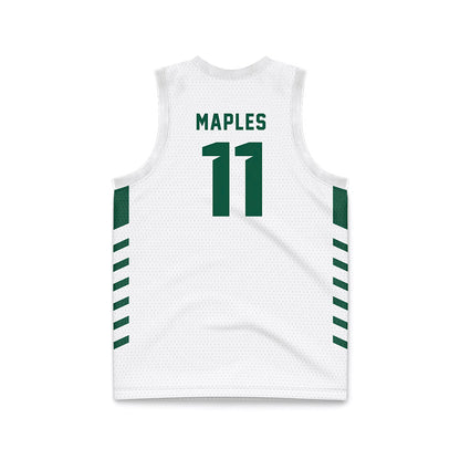 Cleveland State - NCAA Women's Basketball : Colbi Maples - White Retro Basketball Jersey-1