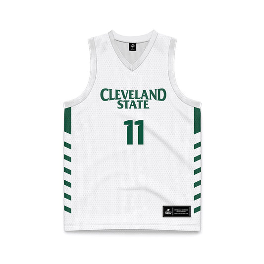 Cleveland State - NCAA Women's Basketball : Colbi Maples - White Retro Basketball Jersey-0