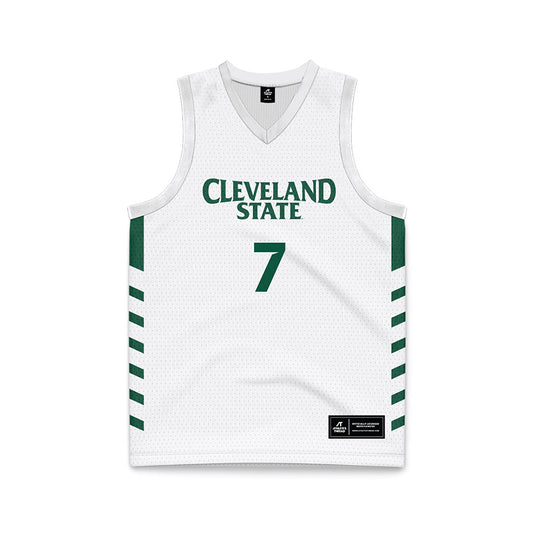 Cleveland State - NCAA Women's Basketball : Hanna Medina Kajevic - White Retro Basketball Jersey-0