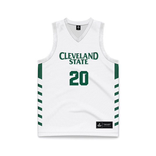 Cleveland State - NCAA Women's Basketball : Laurel Rockwood - White Retro Basketball Jersey-0