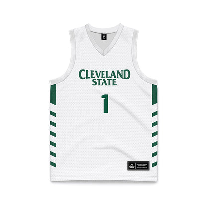 Cleveland State - NCAA Women's Basketball : Colby Guinta - White Retro Basketball Jersey-0