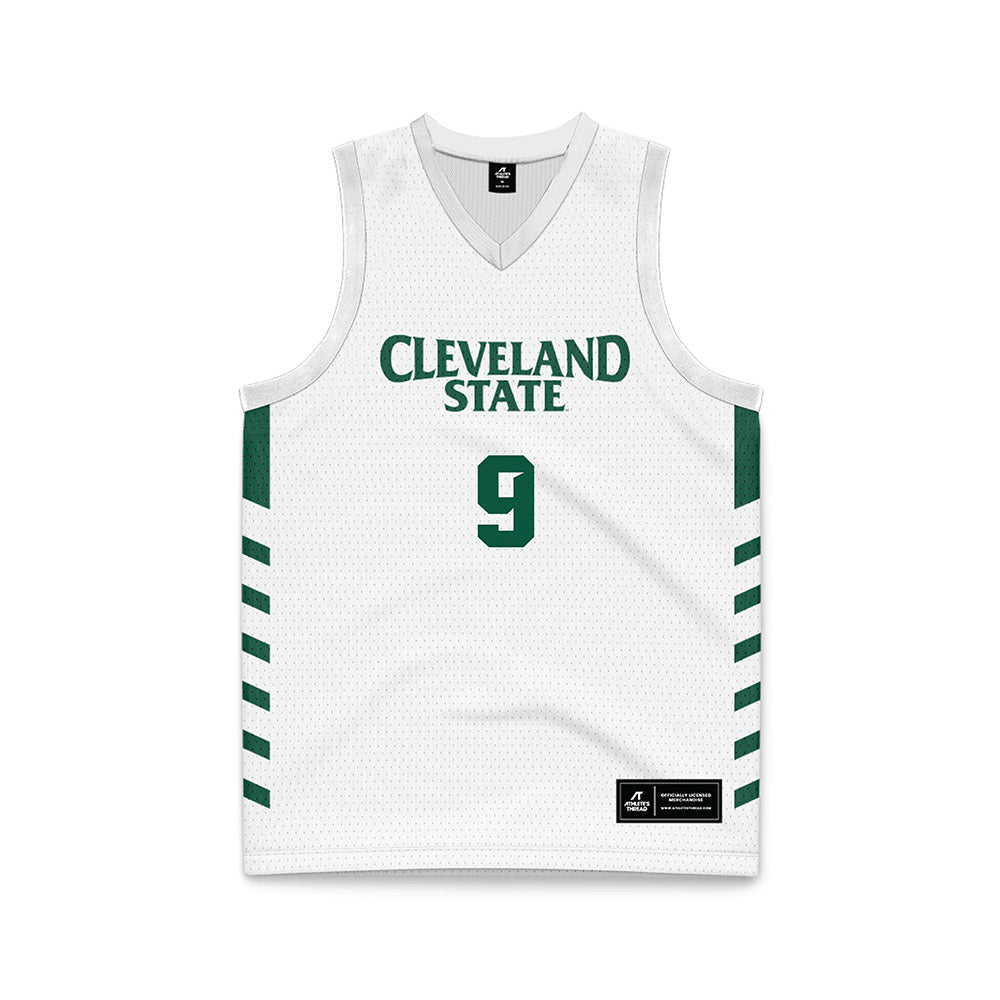 Cleveland State - NCAA Women's Basketball : Sarah Hurley - White Retro Basketball Jersey-0