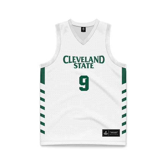 Cleveland State - NCAA Women's Basketball : Sarah Hurley - White Retro Basketball Jersey-0