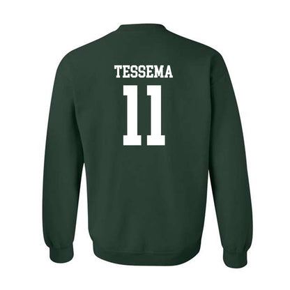 Cleveland State - NCAA Men's Basketball : Waqo Tessema - Classic Shersey Crewneck Sweatshirt-1
