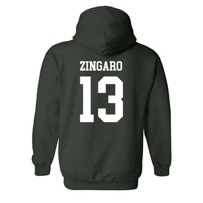 Cleveland State - NCAA Women's Basketball : Izabella Zingaro - Classic Shersey Hooded Sweatshirt-1