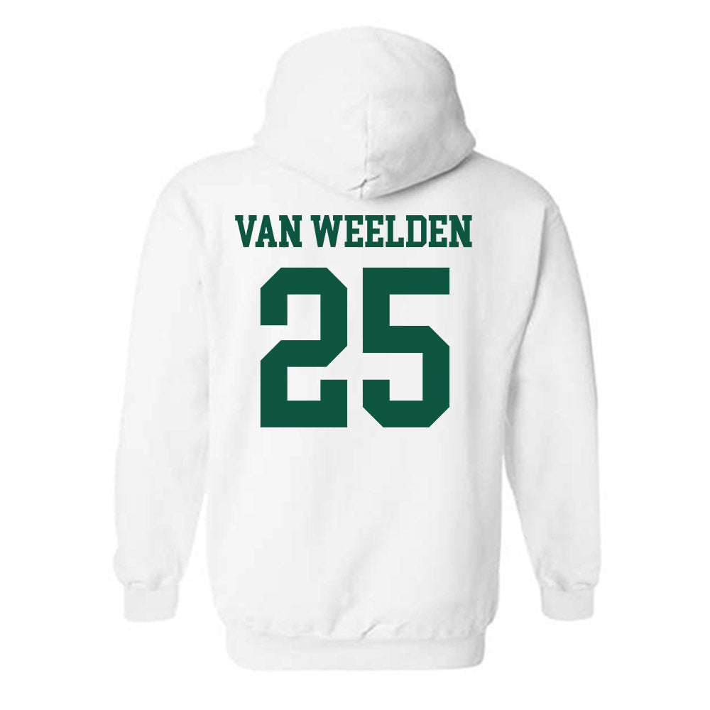 Cleveland State - NCAA Women's Basketball : Ella Van Weelden - Classic Shersey Hooded Sweatshirt-1